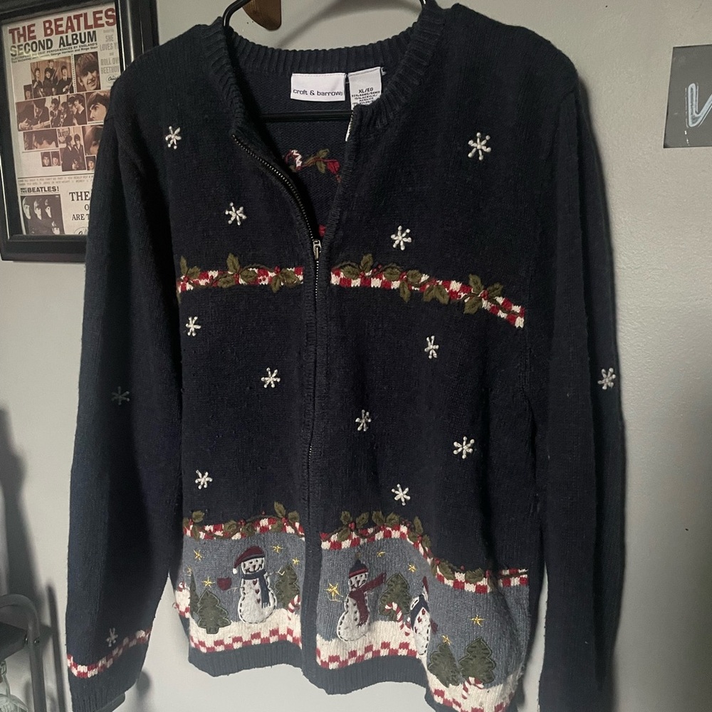 Snowman Zip up Jacket